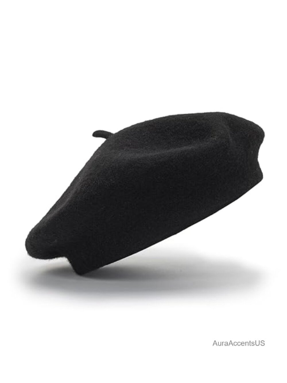 Classic French Wool Beret Hat Lightweight Hand Washable Versatile Fit